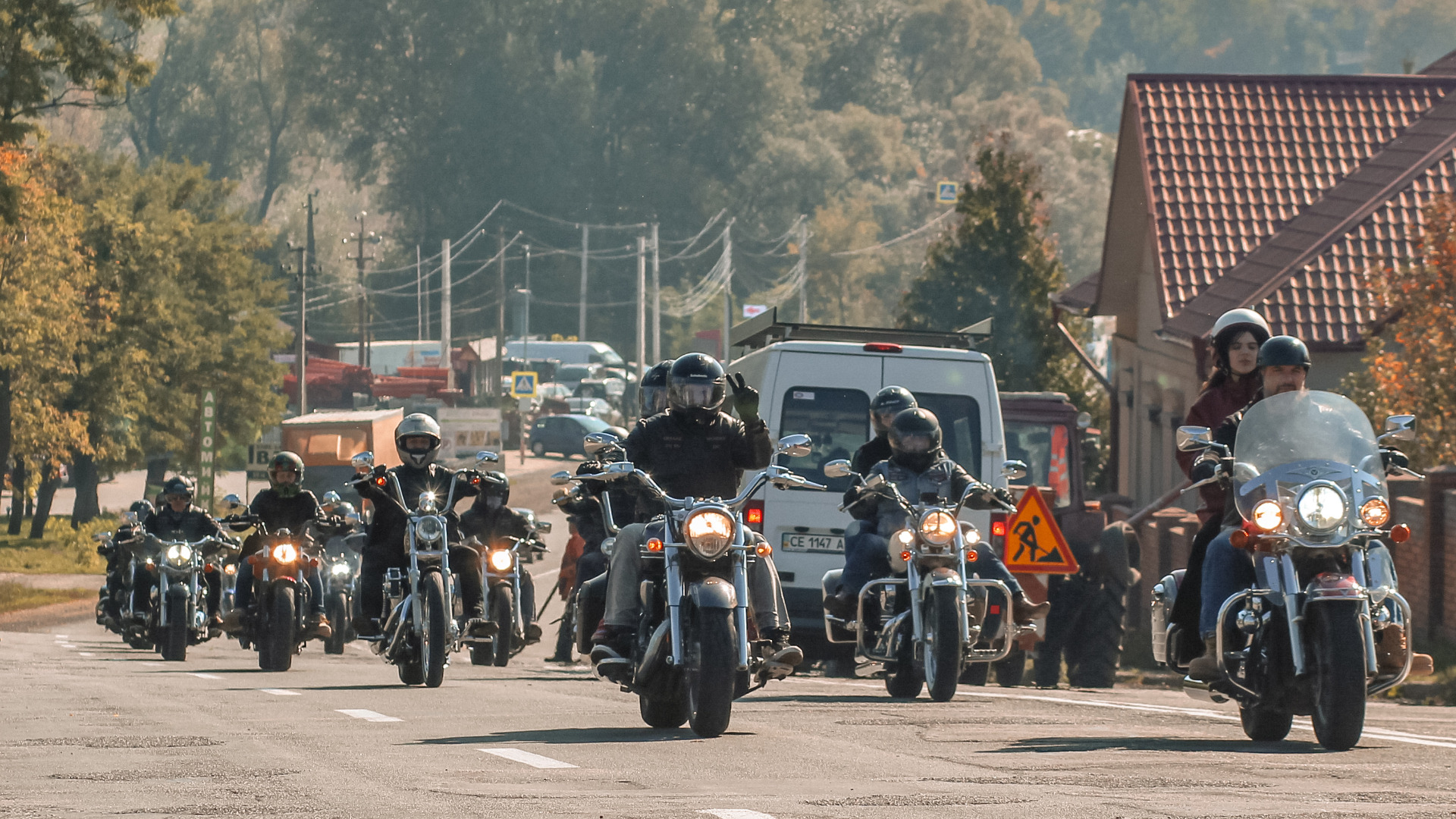 Bad Uncles MFC - Motorcycle Fun Club Ukraine Chernivtsi Motorcycle Column